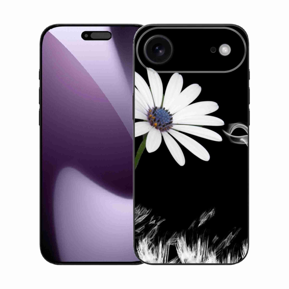 Gélový kryt mmCase na iPhone 17 Air - biela kvetina