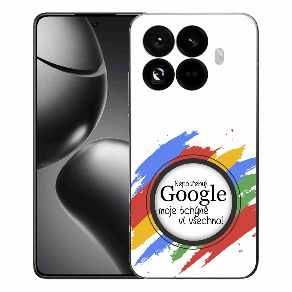 Gélový kryt mmCase na Xiaomi 15T Pro - svokra vie všetko biele pozadie