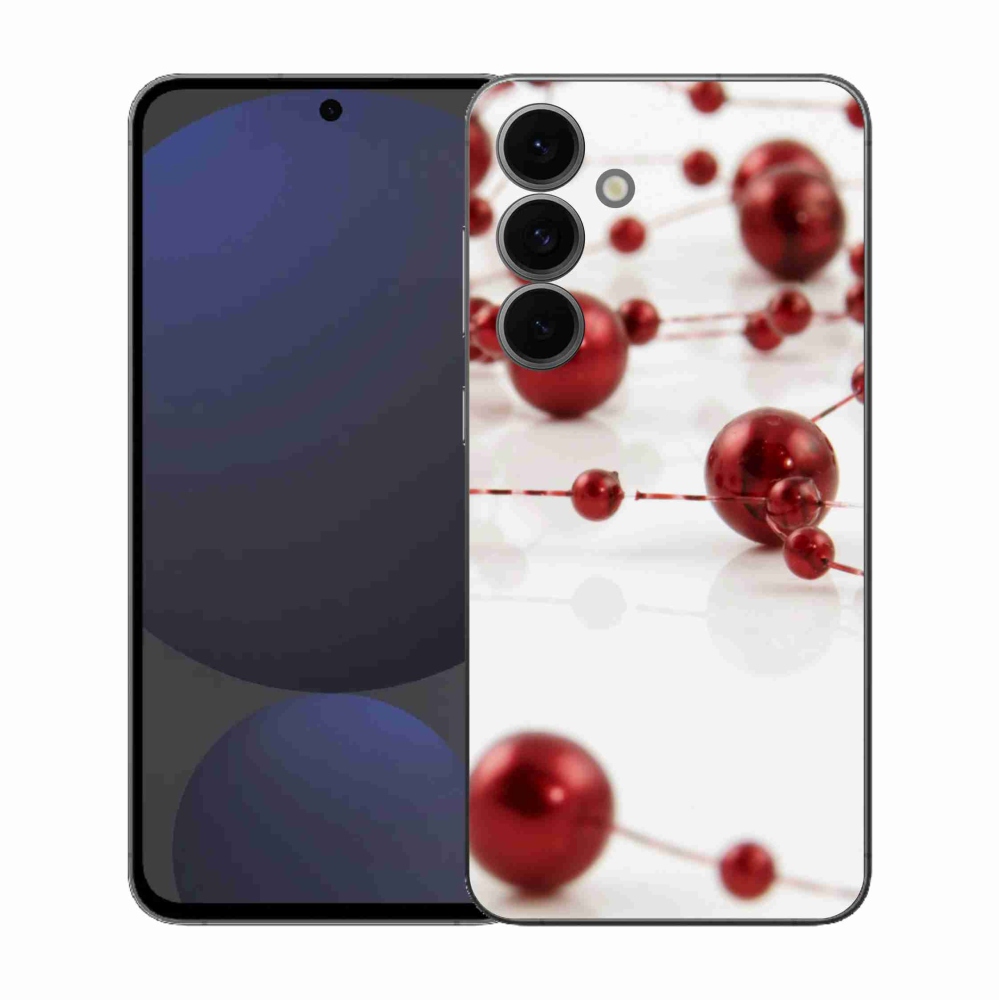 Gélový kryt mmCase na Samsung Galaxy S25 FE - vianočná reťaz
