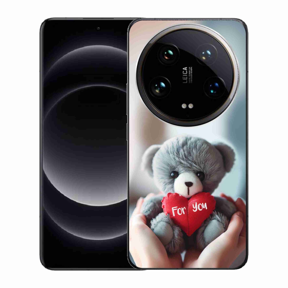 Gélový kryt mmCase na Xiaomi 14 Ultra - medvedík pre zamilovaných