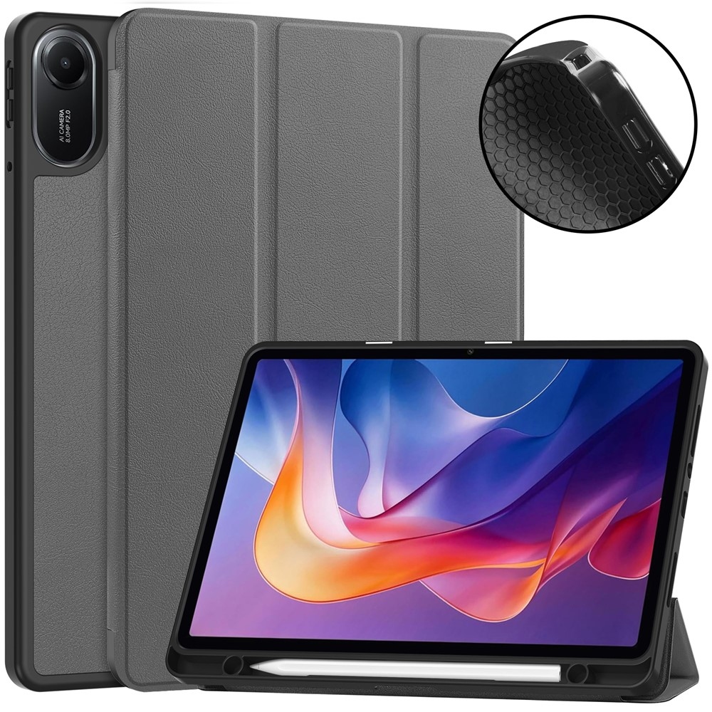 Cases chytré zatváracie púzdro na Xiaomi Redmi Pad 2 - šedé