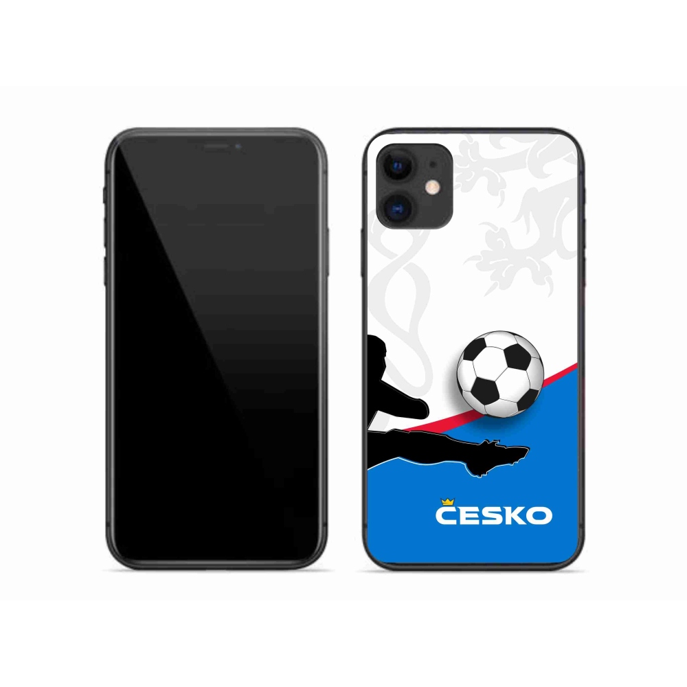 Gélový kryt mmCase na iPhone 11 - futbal Česko 3