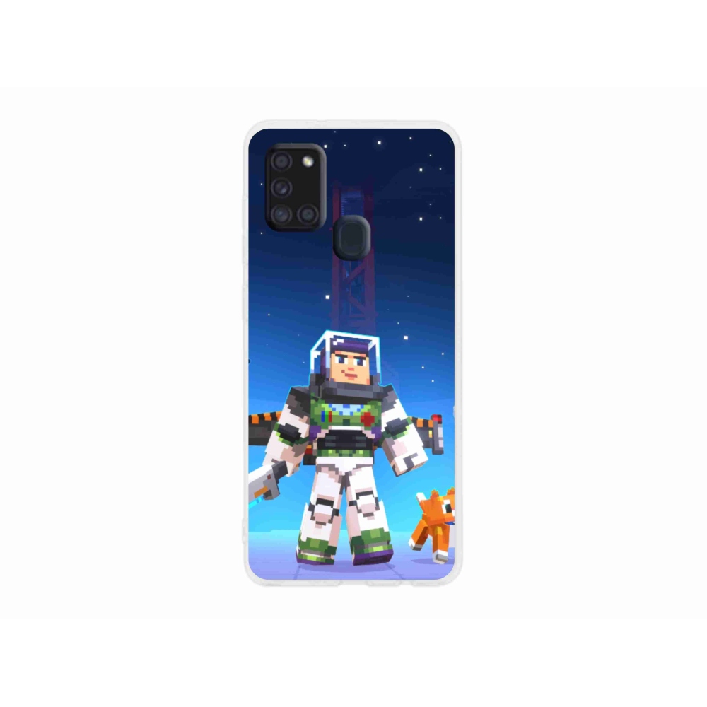 Gélový kryt mmCase na Samsung Galaxy A21s - minecraft 2