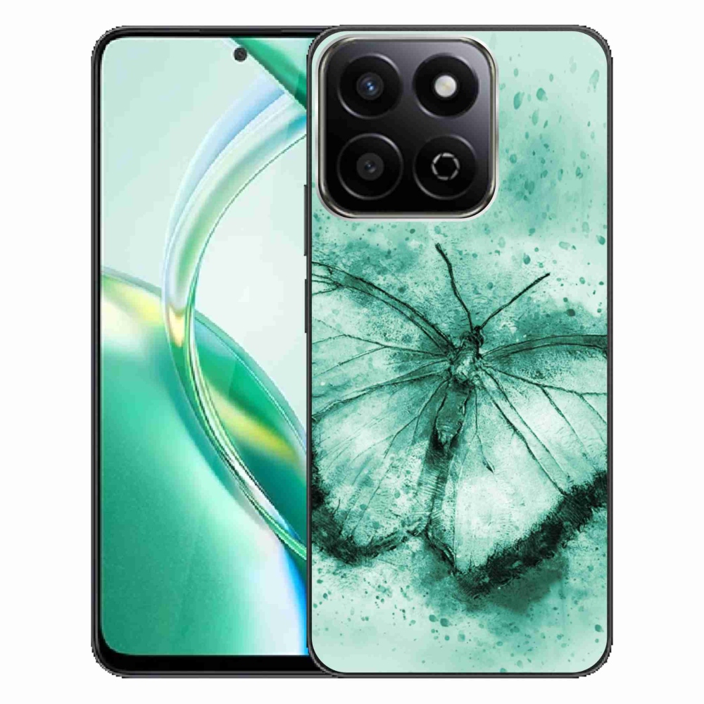 Gélový obal mmCase na Honor 200 Smart 5G - zelený motýľ