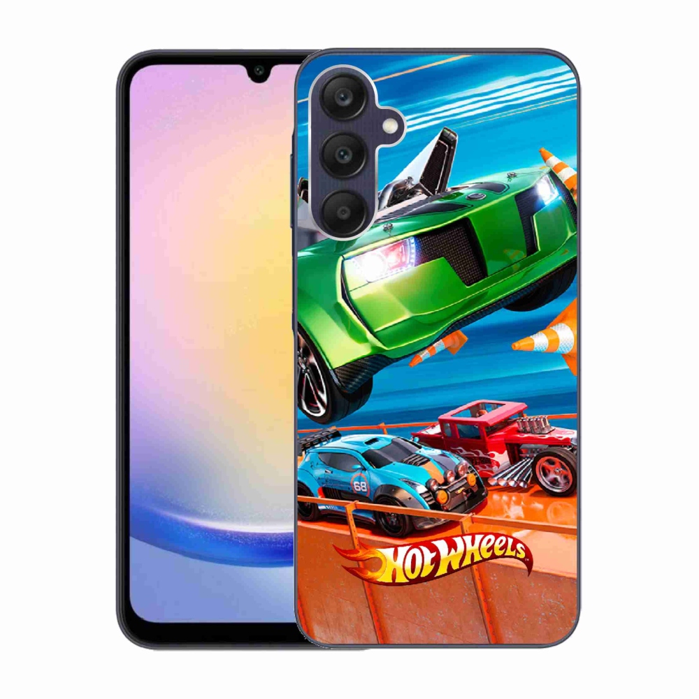 Gélový kryt mmCase na Samsung Galaxy A25 5G - hot wheels 1