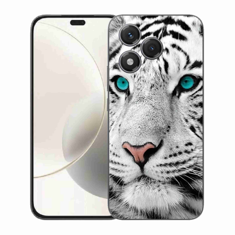Gélový kryt mmCase na Honor 400 Lite - biely tiger