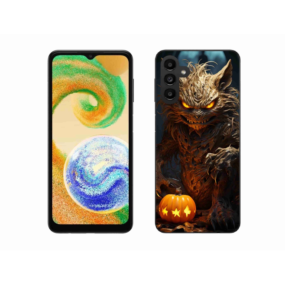 Gélový kryt mmCase na Samsung Galaxy A04s (164.7x76.7x9.1mm) - halloweenska príšera