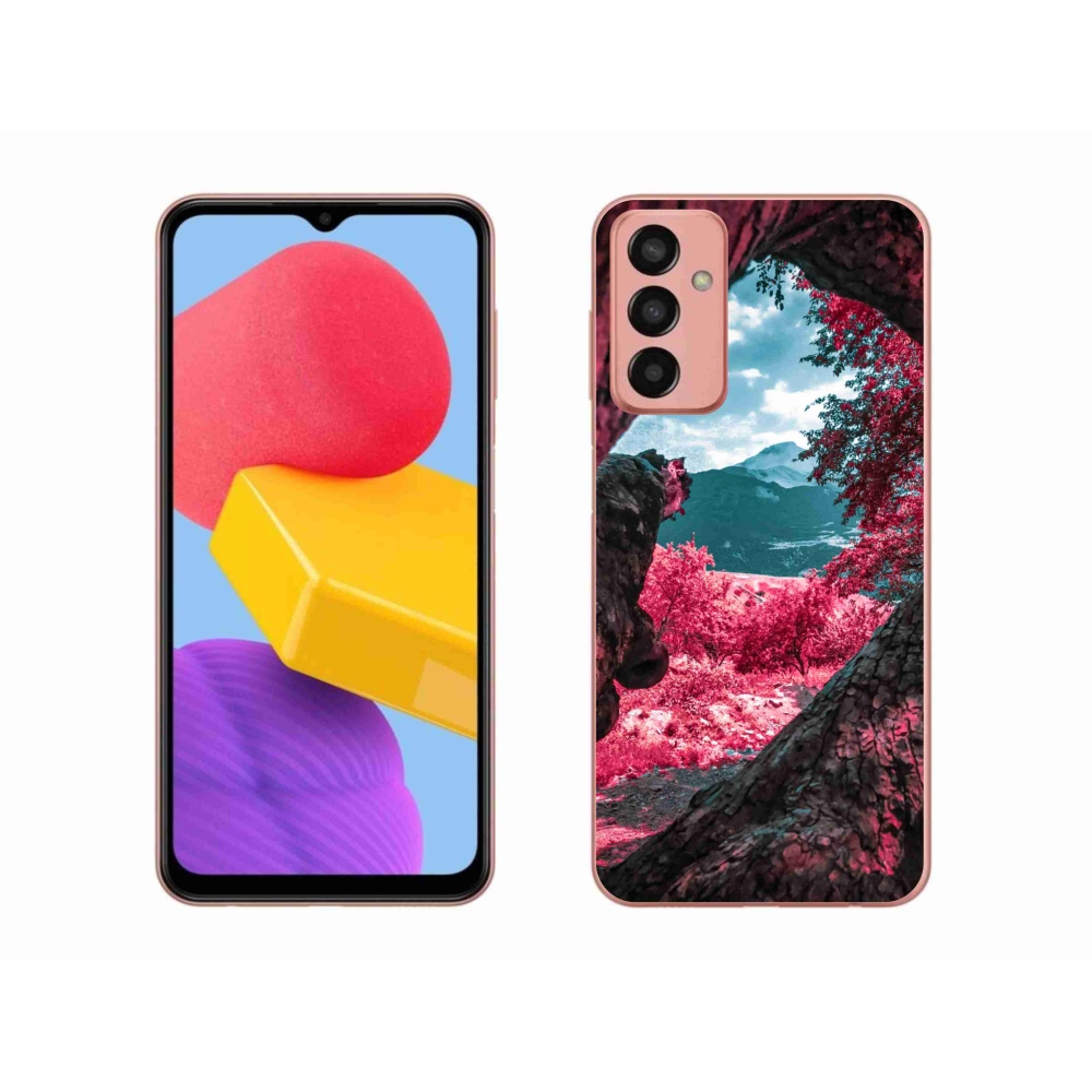 Gélový kryt mmCase na Samsung Galaxy M13 - výhľad na hory