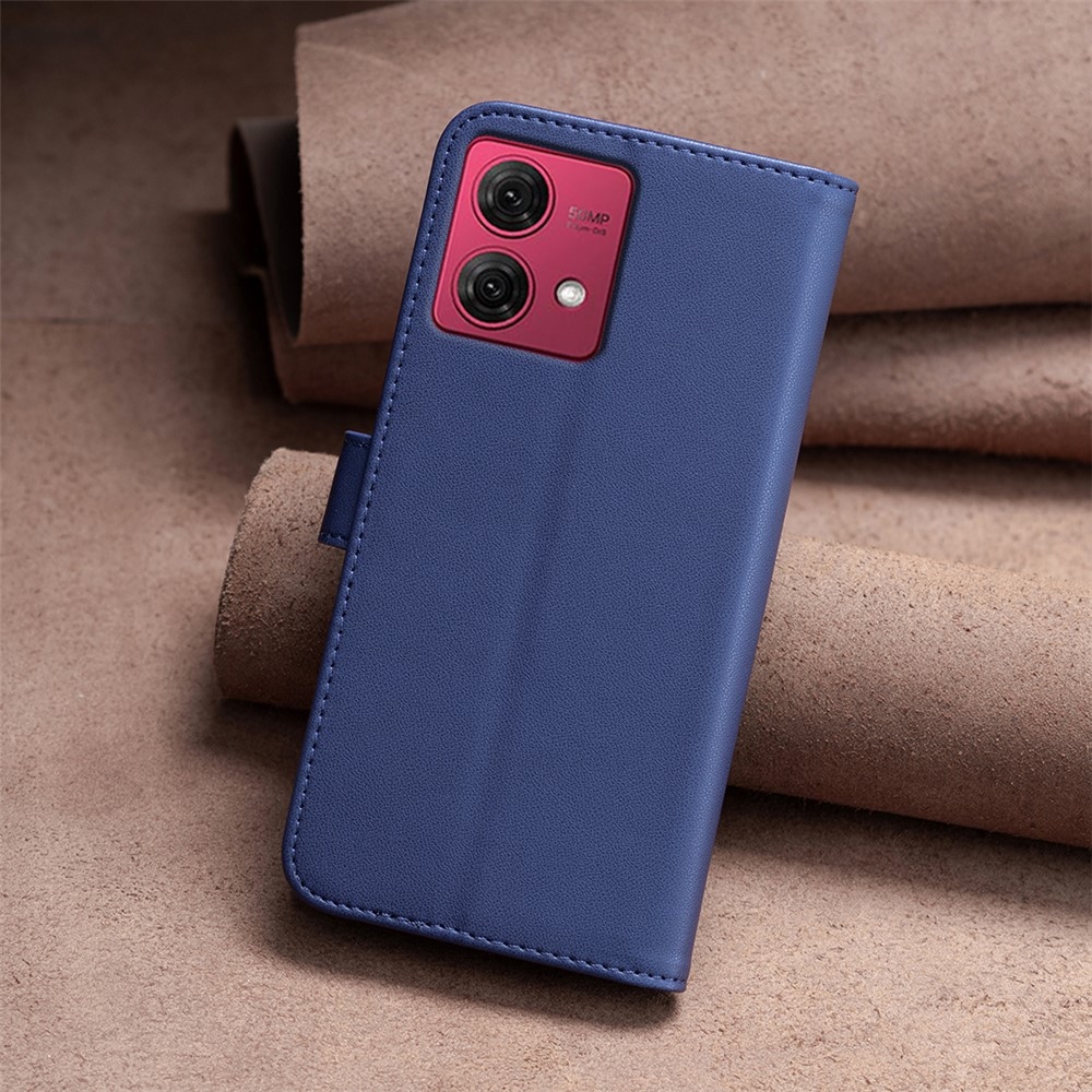 BNF knižkové púzdro na Motorola Moto G84 5G - modré