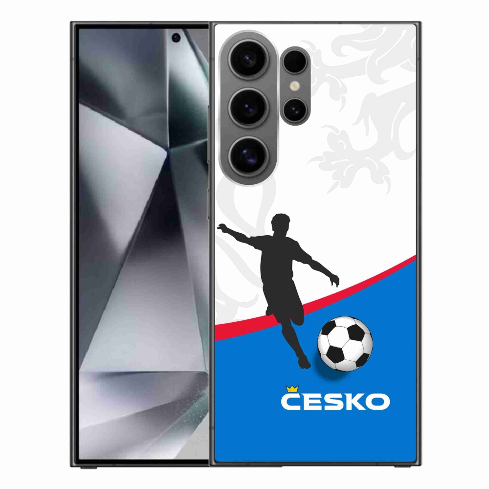 Gélový kryt mmCase na Samsung Galaxy S24 Ultra - futbal Česko 1