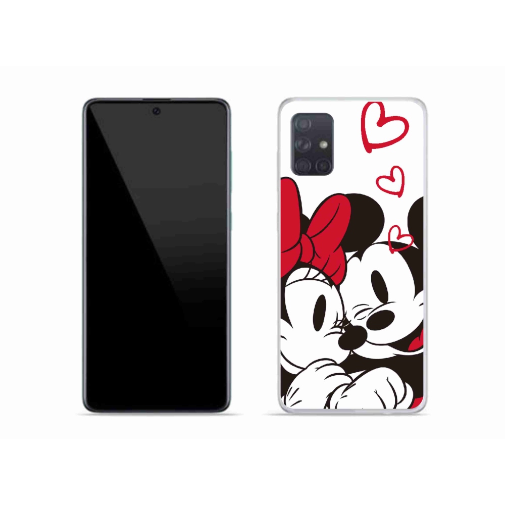 Gélový kryt mmCase na Samsung Galaxy A51 - mínnie a mickey