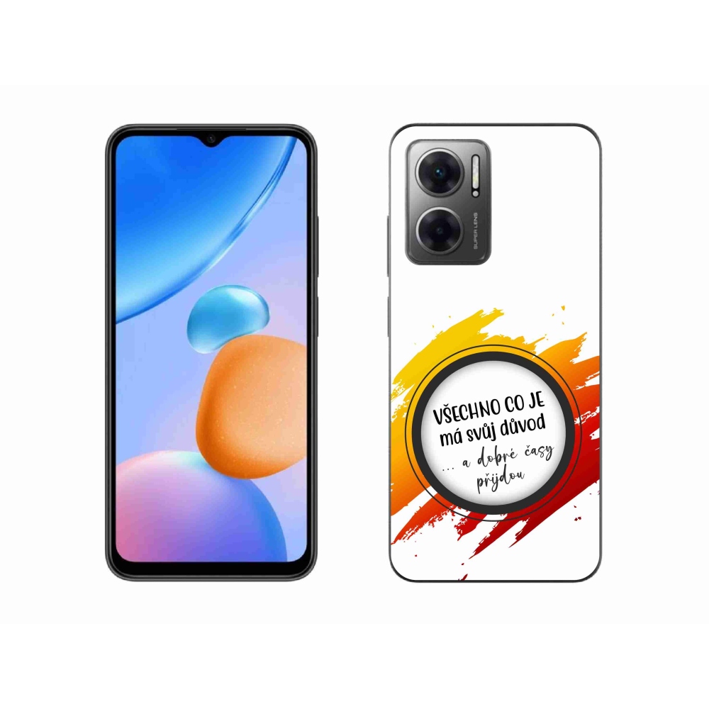 Gélový kryt mmCase na Xiaomi Redmi 10 5G - citát 3 biele pozadie
