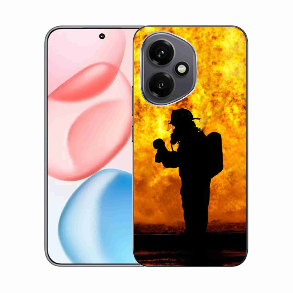Gélový kryt mmCase na Honor 400 - hasič