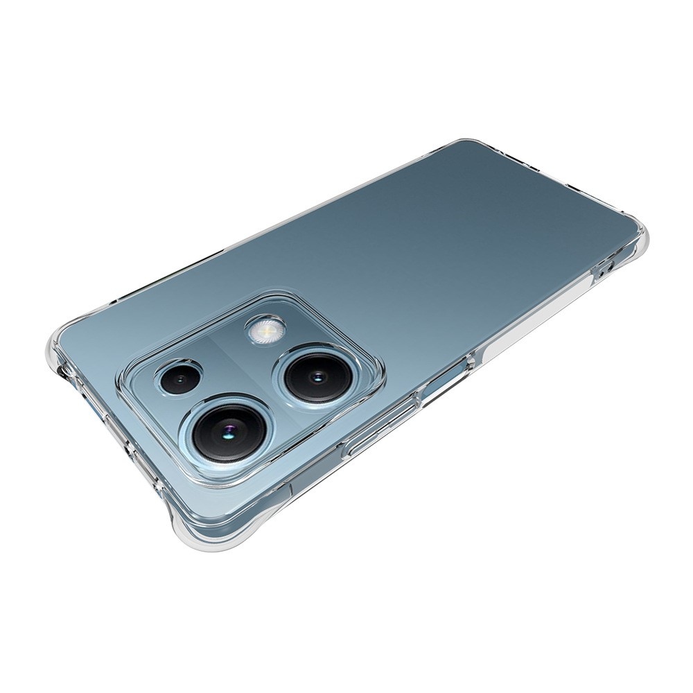 Priehľadný gélový obal s vystuženými rohmi na Xiaomi Redmi Note 14S