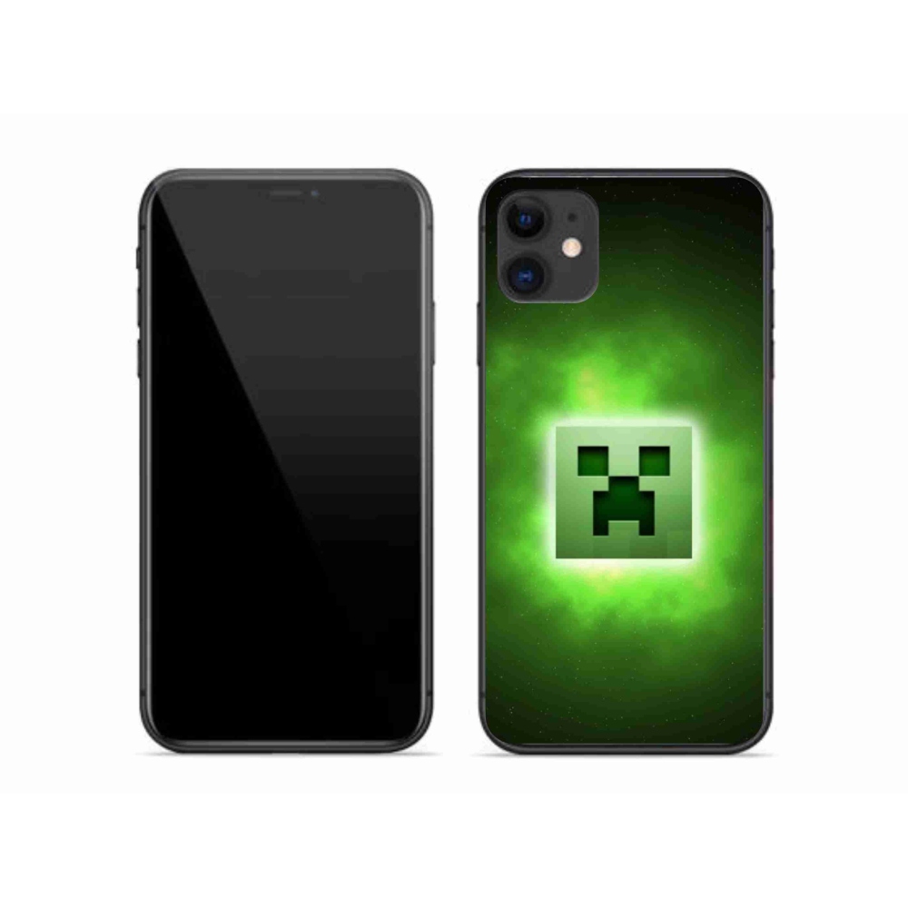 Gélový kryt mmCase na iPhone 11 - minecraft