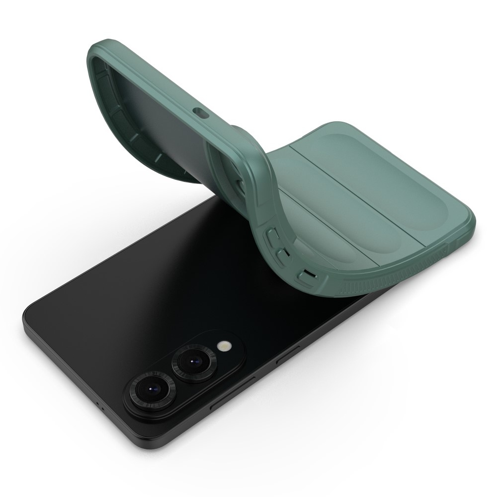 Rugg odolný gélový obal na Samsung Galaxy S25 Edge - zelený