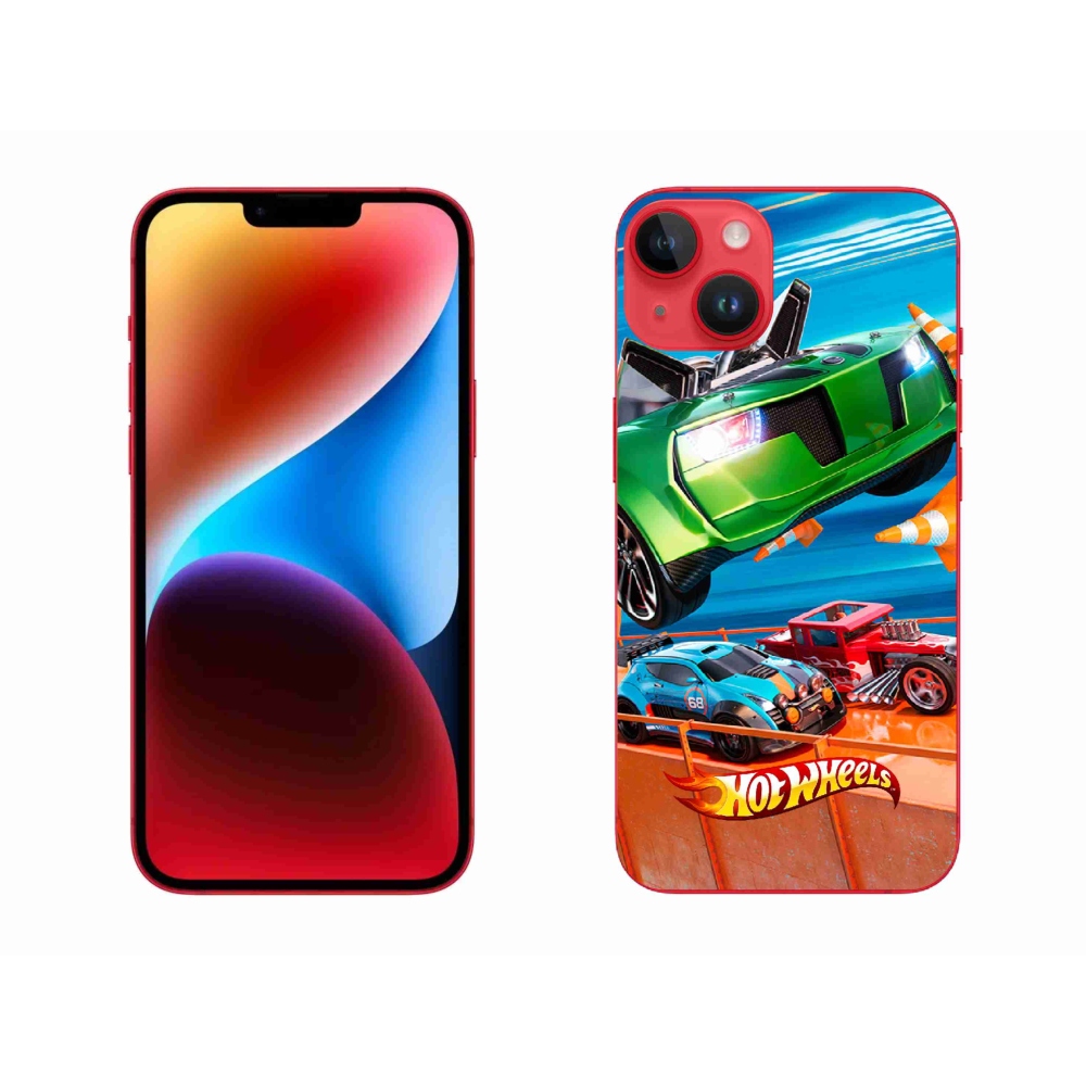 Gélový kryt mmCase na iPhone 14 Plus - hot wheels 1