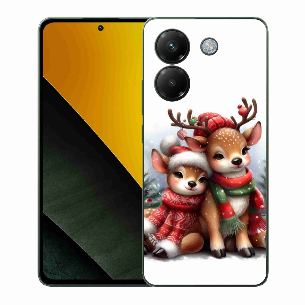 Gélový kryt mmCase na Xiaomi Poco M7 Pro 5G - vianočné soby