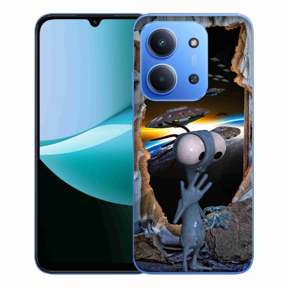 Gélový kryt mmCase na Xiaomi Redmi 15C 4G/5G (173mm) - mimozemšťan