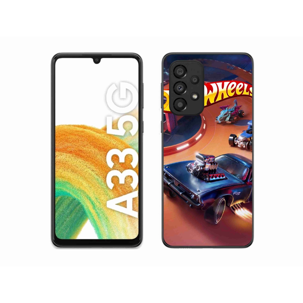 Gélový kryt mmCase na Samsung Galaxy A33 5G - hot wheels