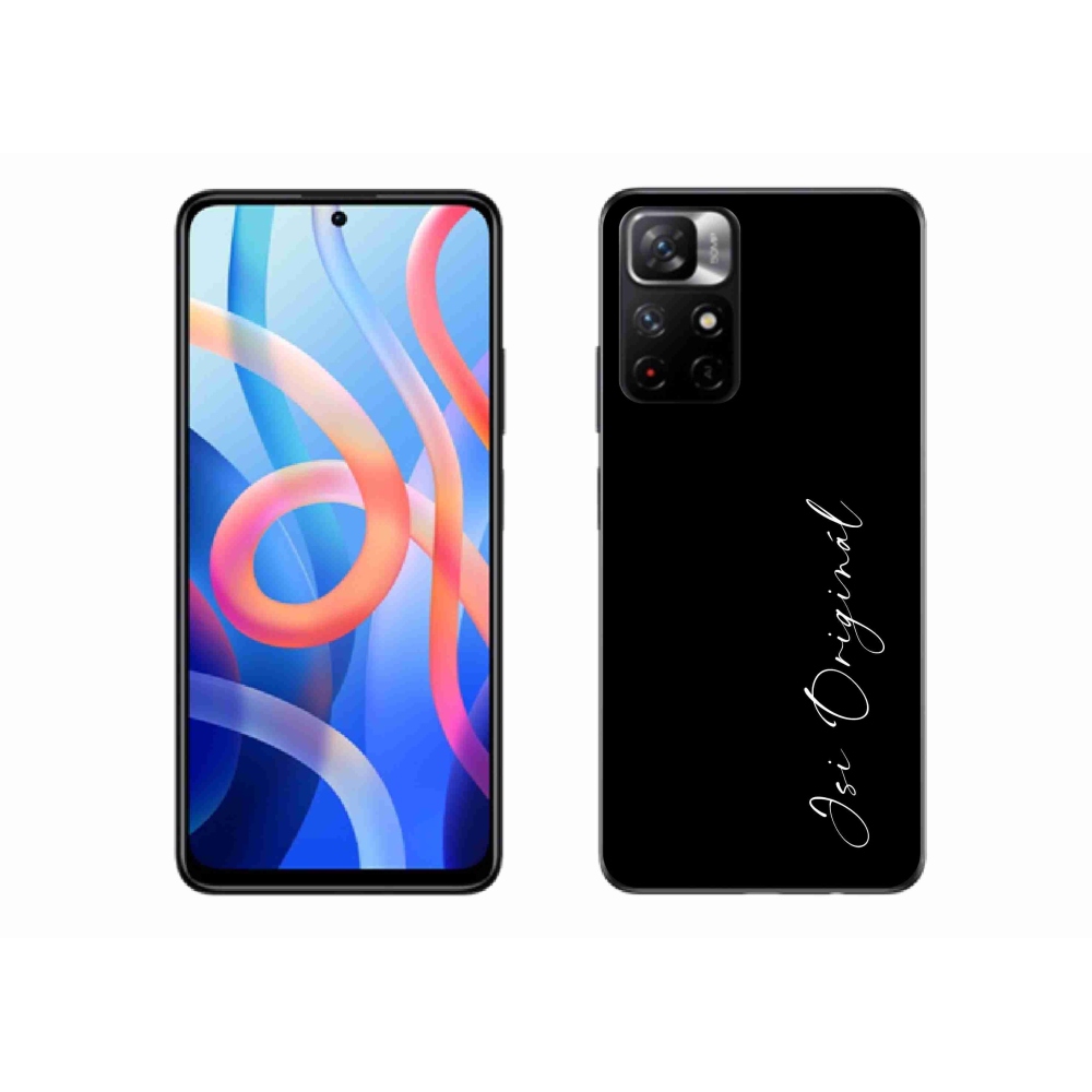 Gélový kryt mmCase na Xiaomi Redmi Note 11S 5G - si originál čierne pozadie
