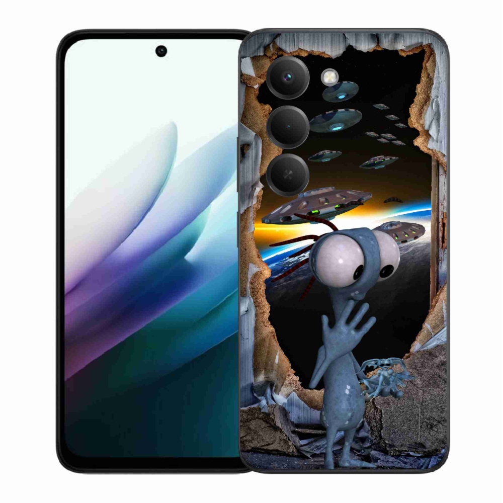 Gélový kryt mmCase na Xiaomi Redmi 15 4G/5G (171mm) - mimozemšťan
