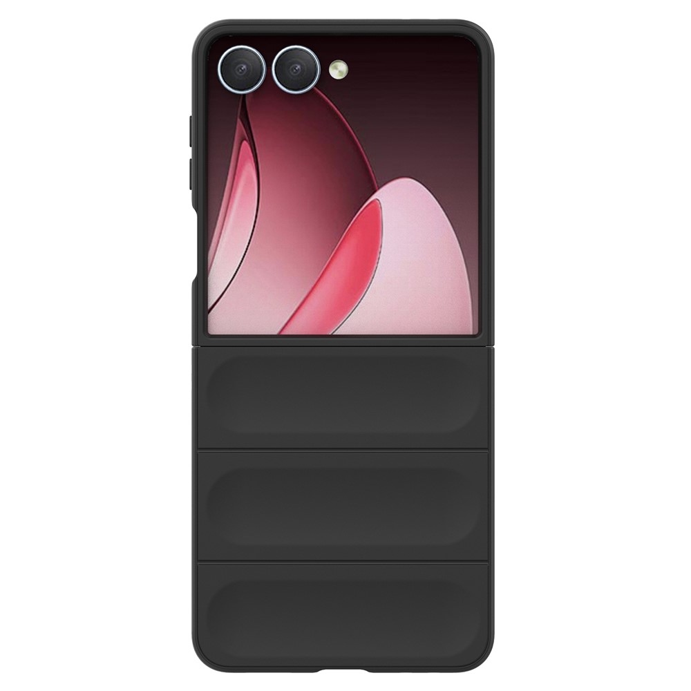 Rugg odolný gélový obal na Samsung Galaxy Z Flip7 5G - čierny