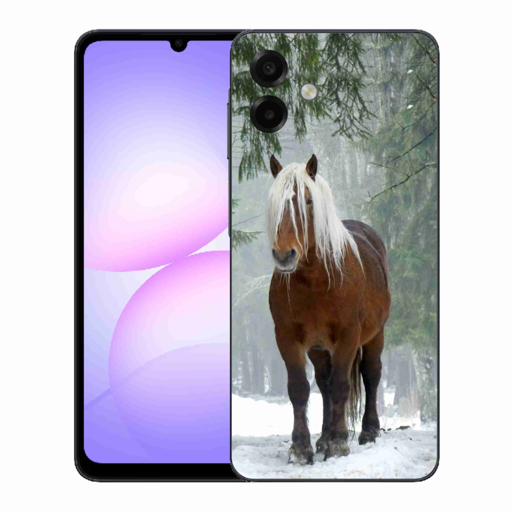 Gélový kryt mmCase na Samsung Galaxy A07 4G - kôň v lese