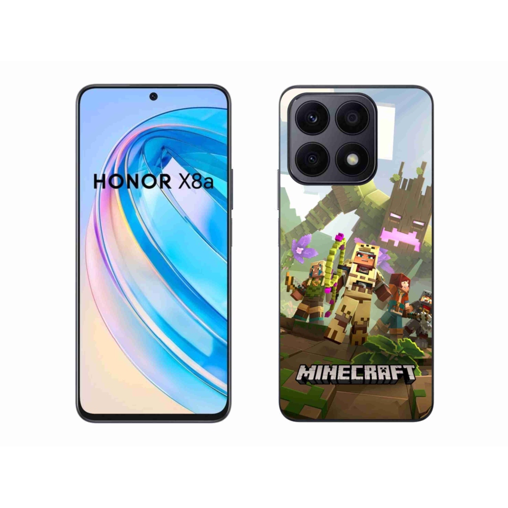 Gélový kryt mmCase na Honor X8a - minecraft 1