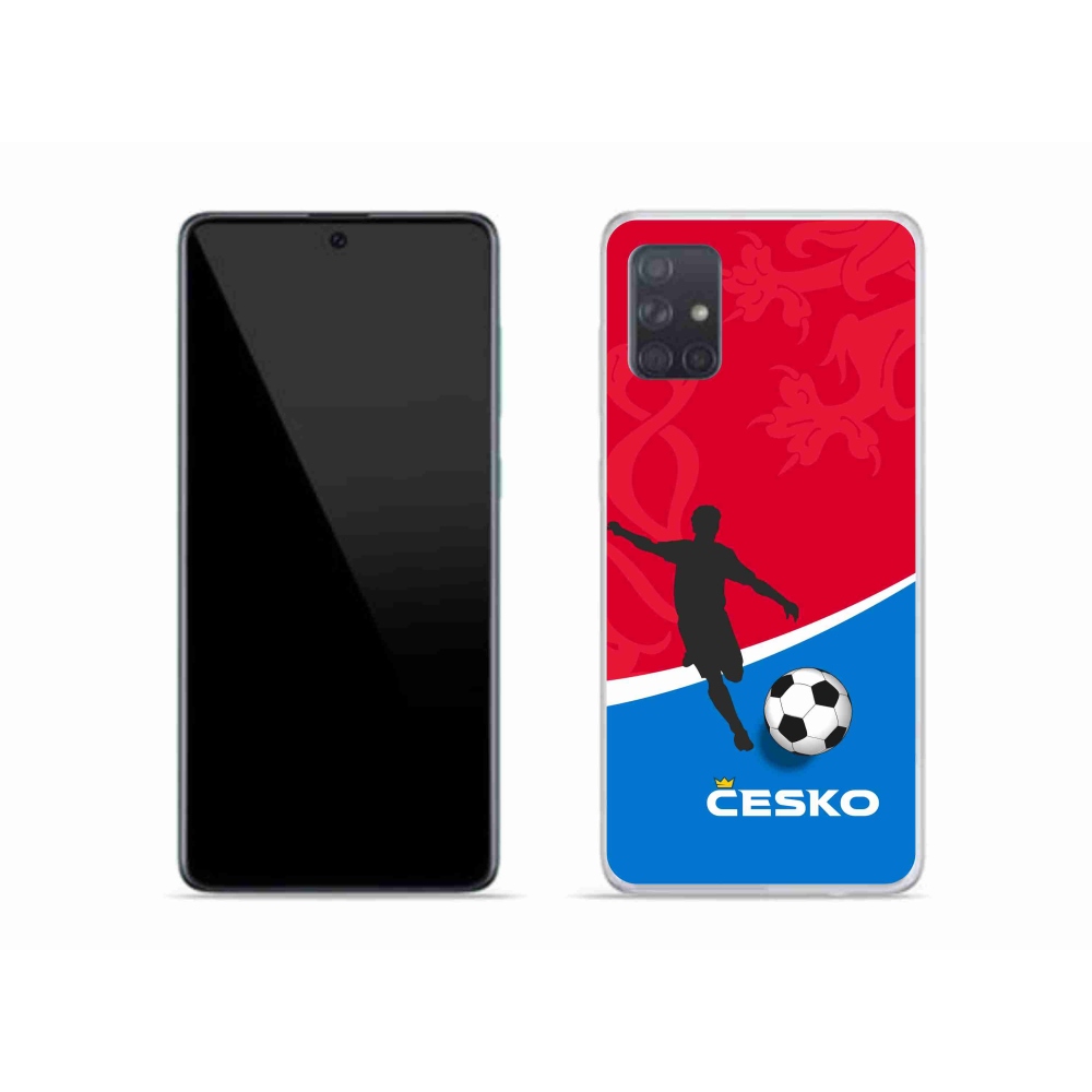 Gélový kryt mmCase na Samsung Galaxy A51 - futbal Česko