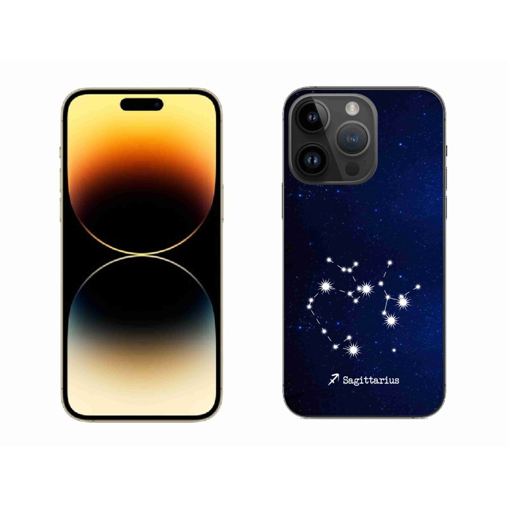 Gélový kryt mmCase na iPhone 14 Pro Max 6.7 - súhvezdie Strelca