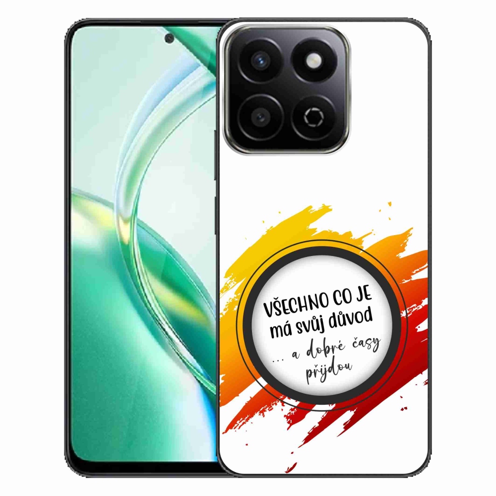 Gélový kryt mmCase na Honor 200 Smart 5G - citát 3 biele pozadie