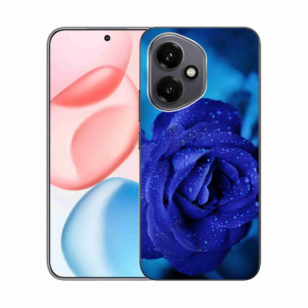 Gélový kryt mmCase na Honor 400 - modrá ruža