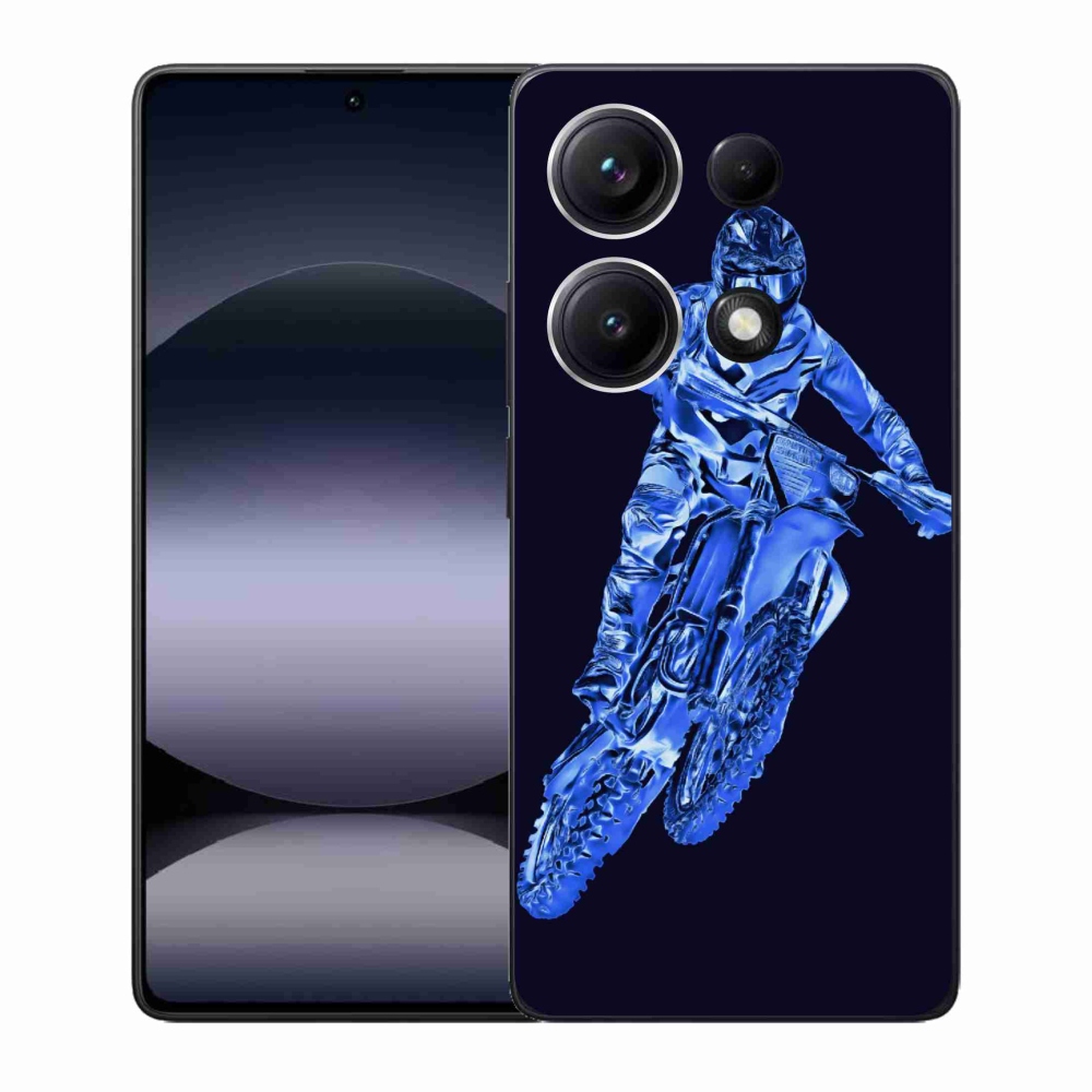 Gélový kryt mmCase na Xiaomi Redmi Note 14S - motocross 1