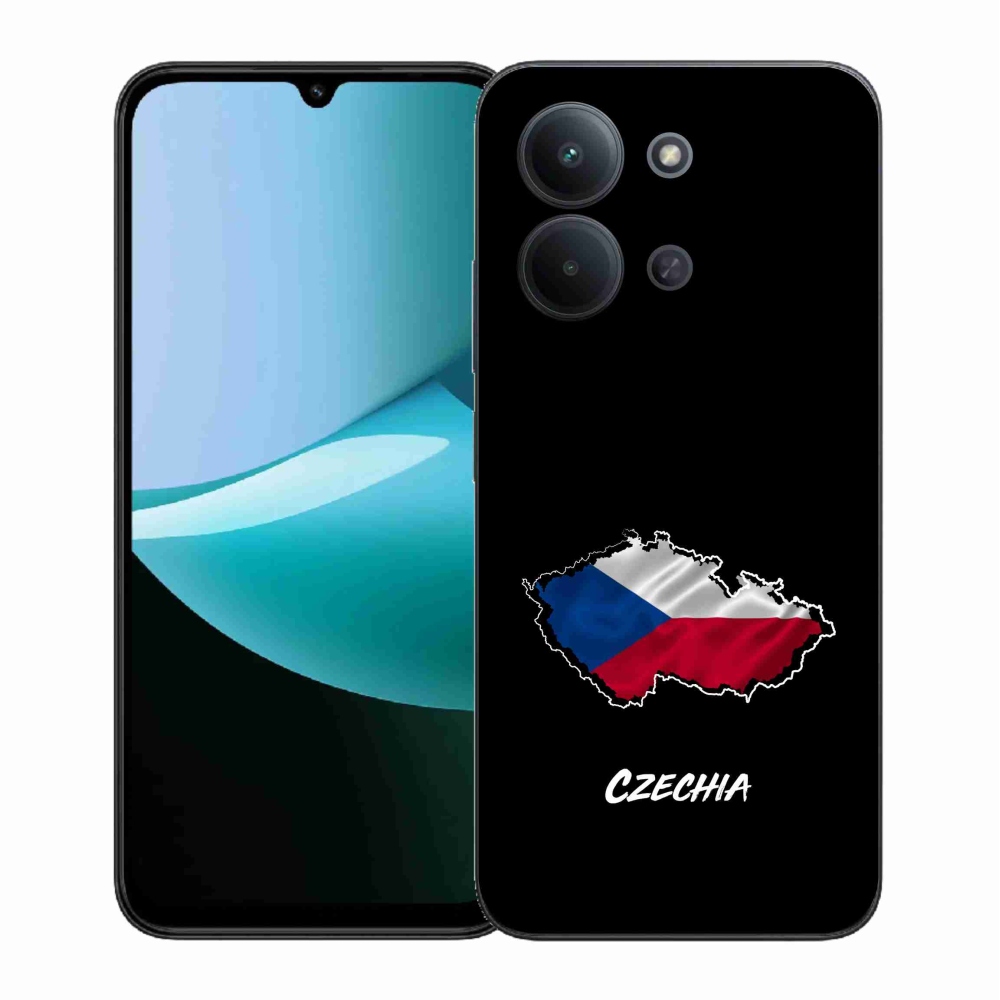 Gélový kryt mmCase na Xiaomi Redmi 15C 4G (171mm)/Poco C85 4G (171mm) - Czechia čierne pozadie