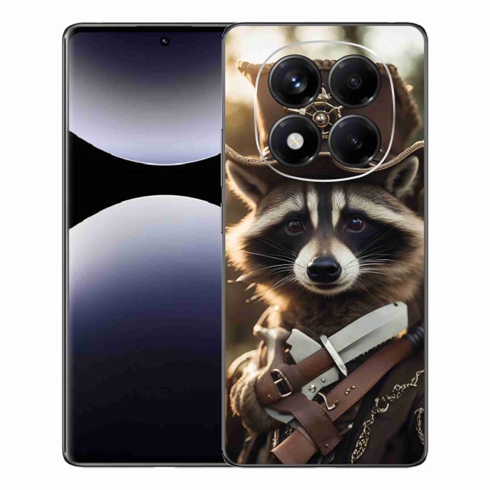 Gélový kryt mmCase na Xiaomi Redmi Note 14 Pro - mýval v uniforme