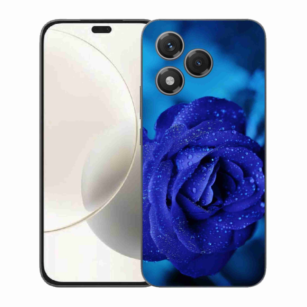 Gélový kryt mmCase na Honor 400 Lite - modrá ruža