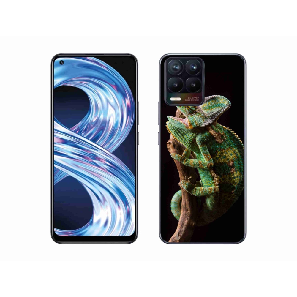 Gélový kryt mmCase na Realme 8 Pro - chameleón