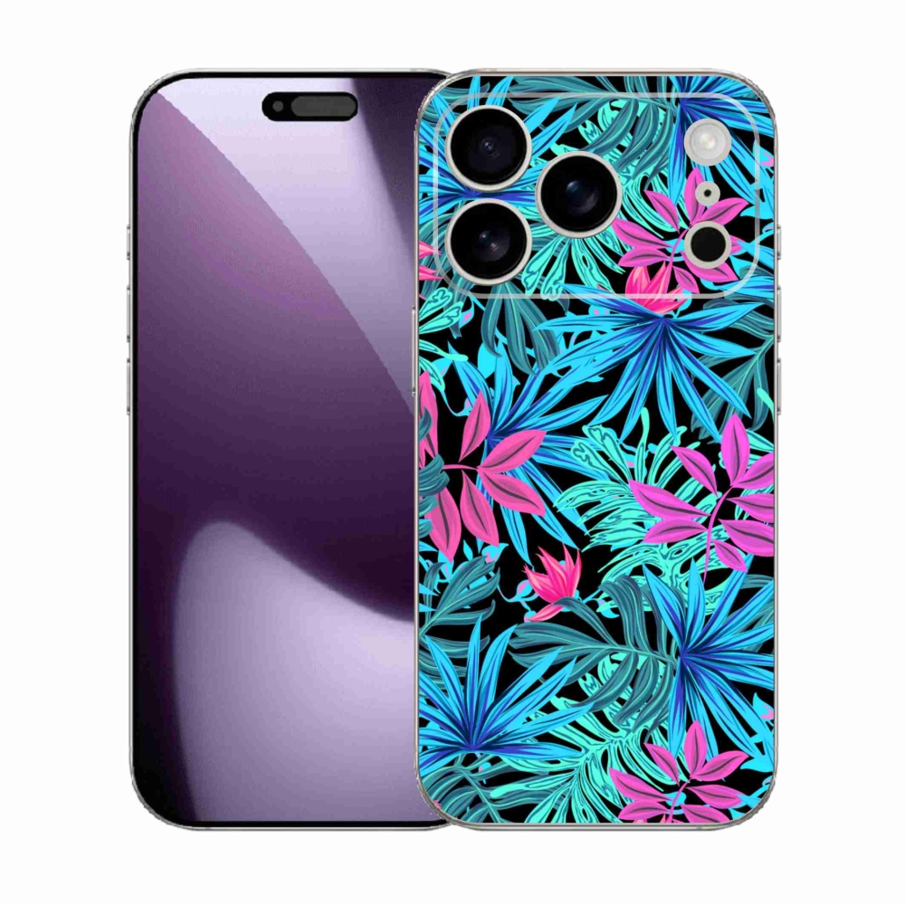 Gélový kryt mmCase na iPhone 17 Pro - kvety 3