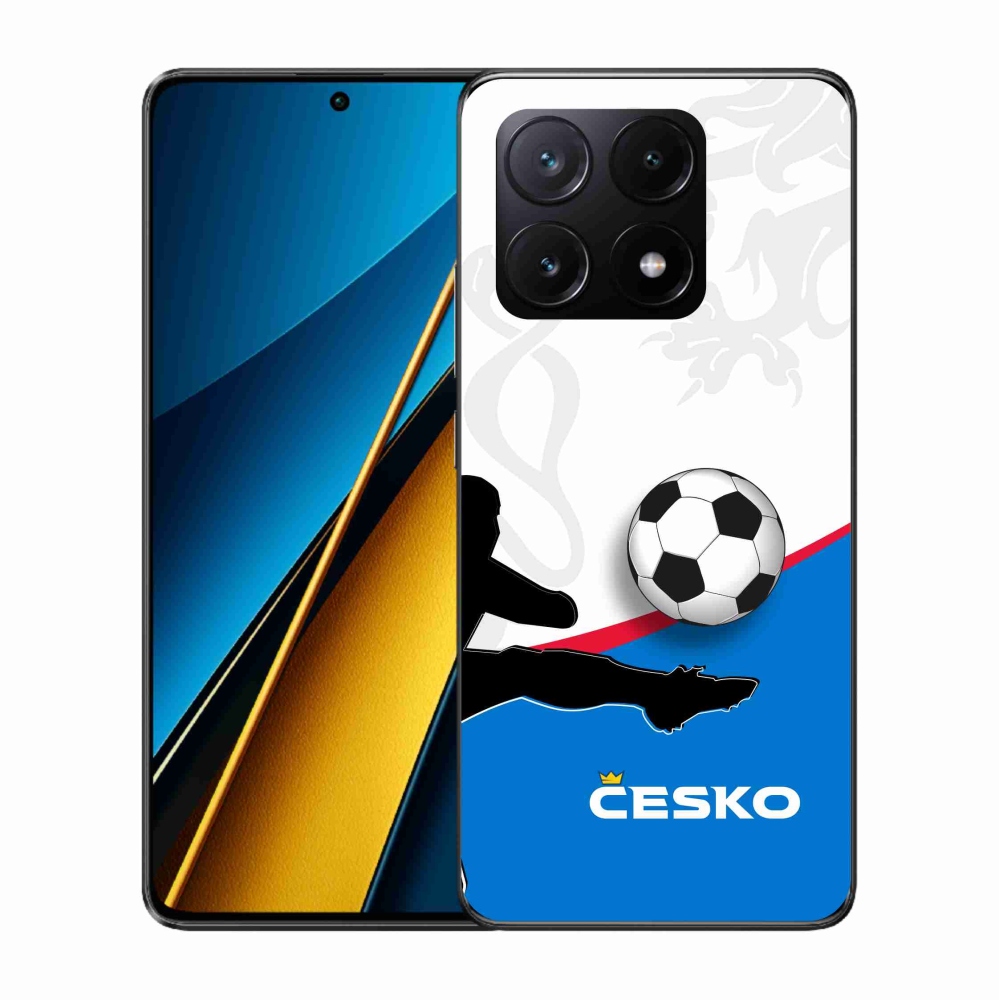 Gélový kryt mmCase na Xiaomi Poco X6 Pro 5G - futbal Česko 3