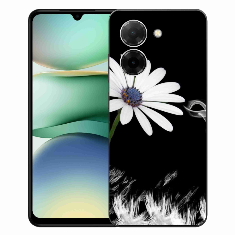 Gélový kryt mmCase na Xiaomi Redmi A5 (173.45x79.35x8.45mm) - biela kvetina