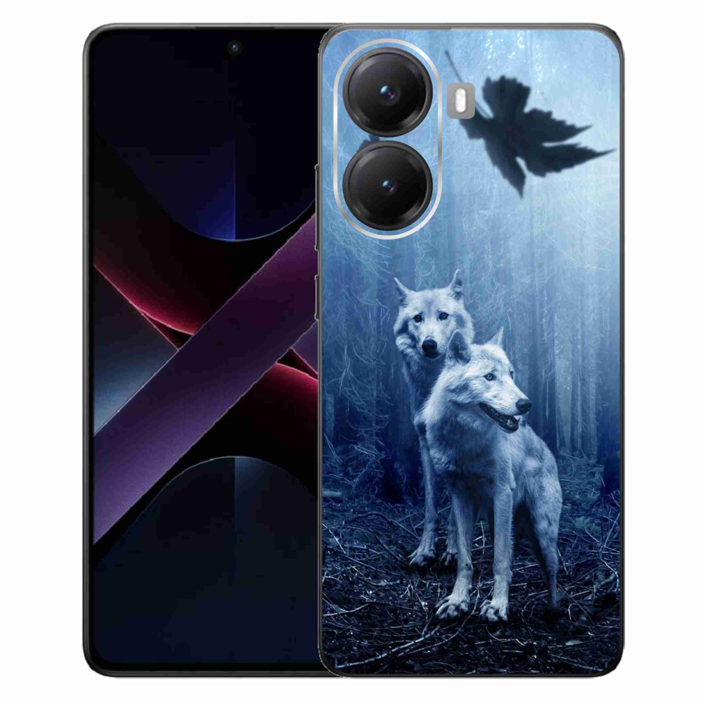 Gélový kryt mmCase na Xiaomi Poco X7 Pro 5G - vlci v lese
