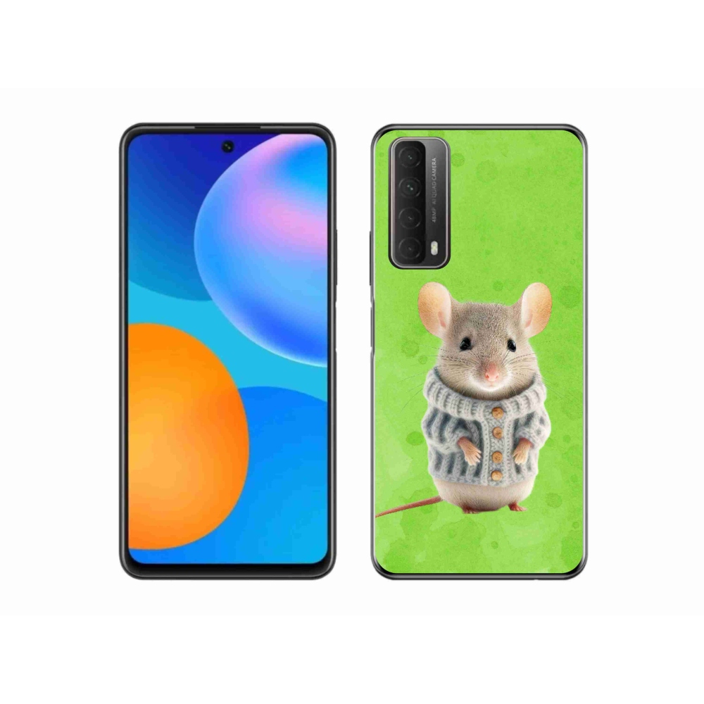 Gelový kryt mmCase na Huawei P Smart (2021) - myška ve svetru