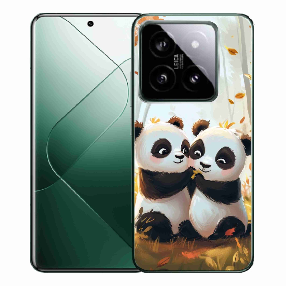 Gélový kryt mmCase na Xiaomi 14 Pro - pandy