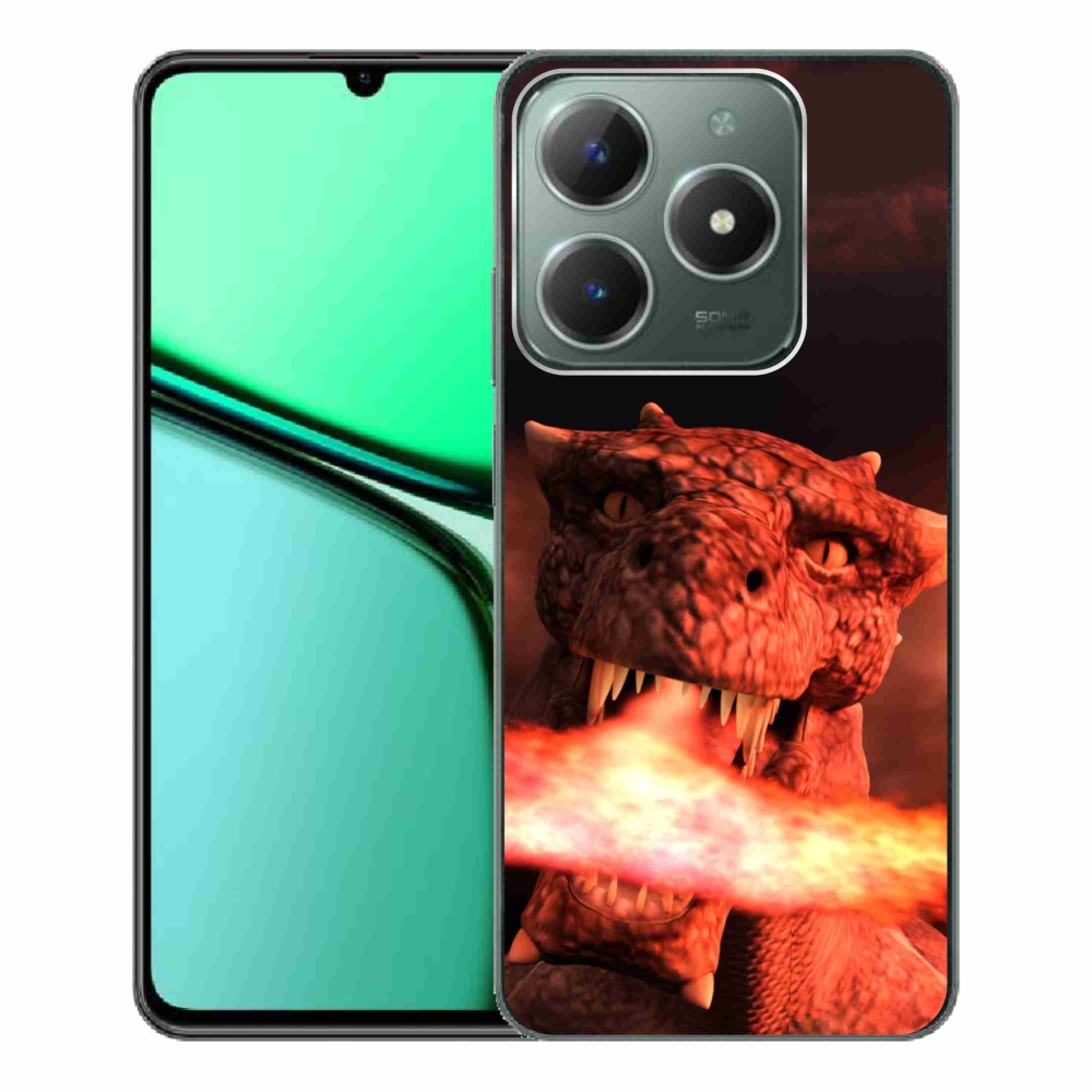Gélový kryt mmCase na Realme C61 - drak