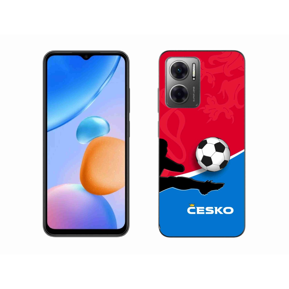 Gélový kryt mmCase na Xiaomi Redmi 10 5G - futbal Česko 2