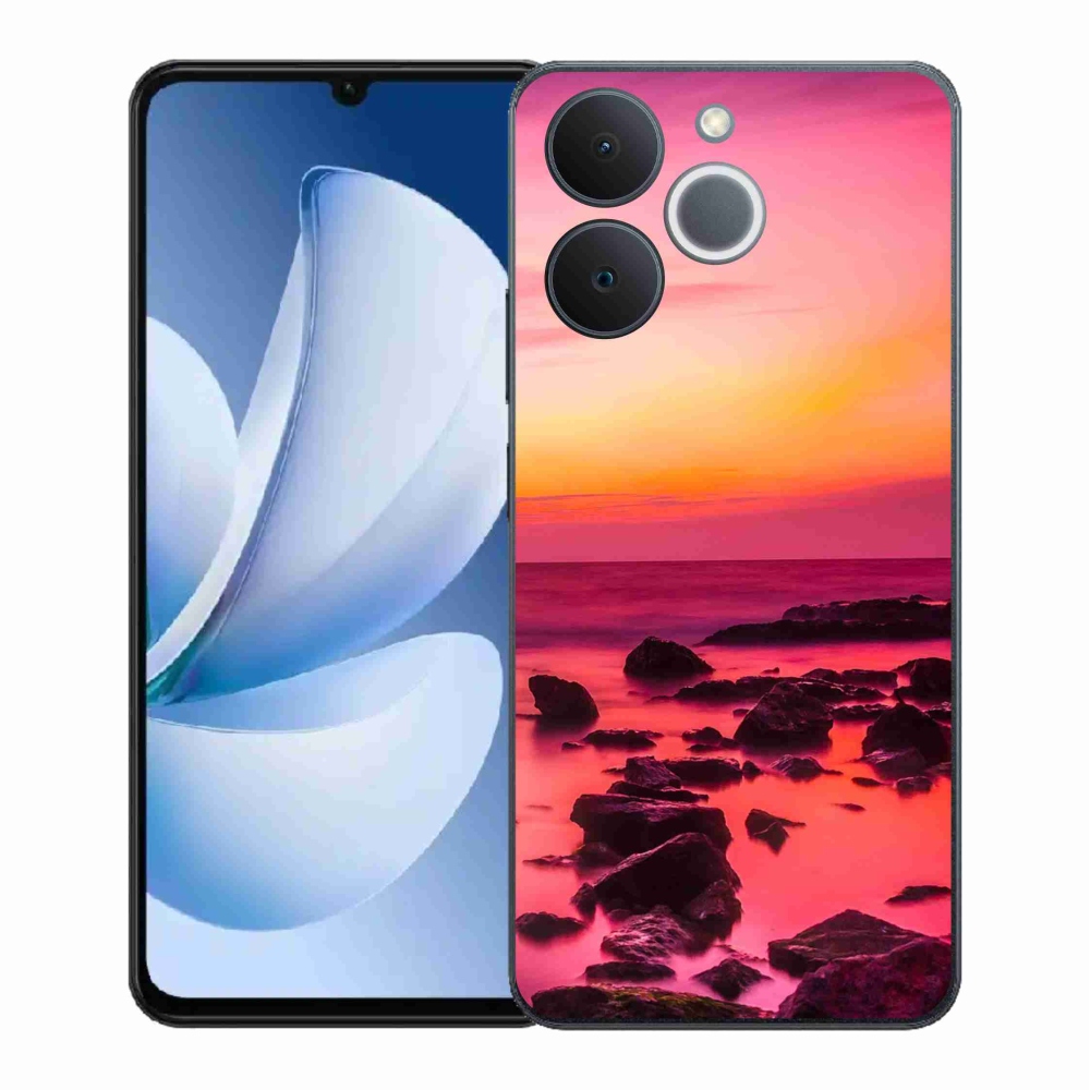 Gélový kryt mmCase na Realme Note 70T - more a žiara