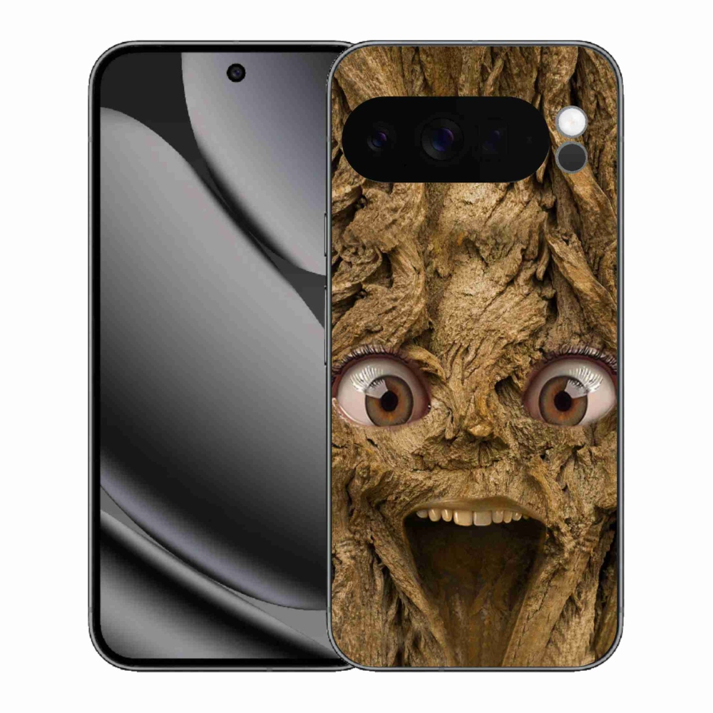 Gélový kryt mmCase na Google Pixel 10 Pro XL - veselý strom s očami