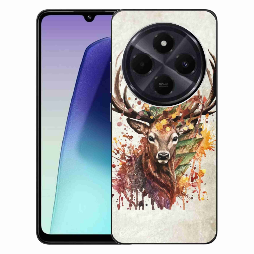 Gélový obal mmCase na Xiaomi Redmi 14C/Poco C75 - jeleň 1