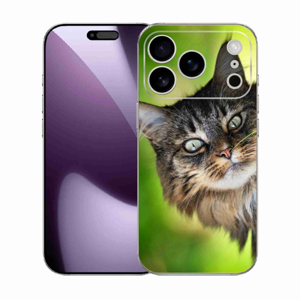 Gélový kryt mmCase na iPhone 17 Pro - mačka 3